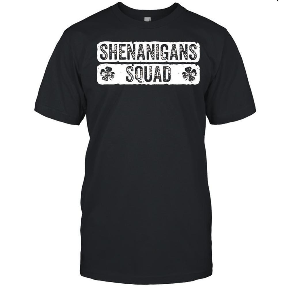 Shenanigans Squad Stpatricks Day Shirt